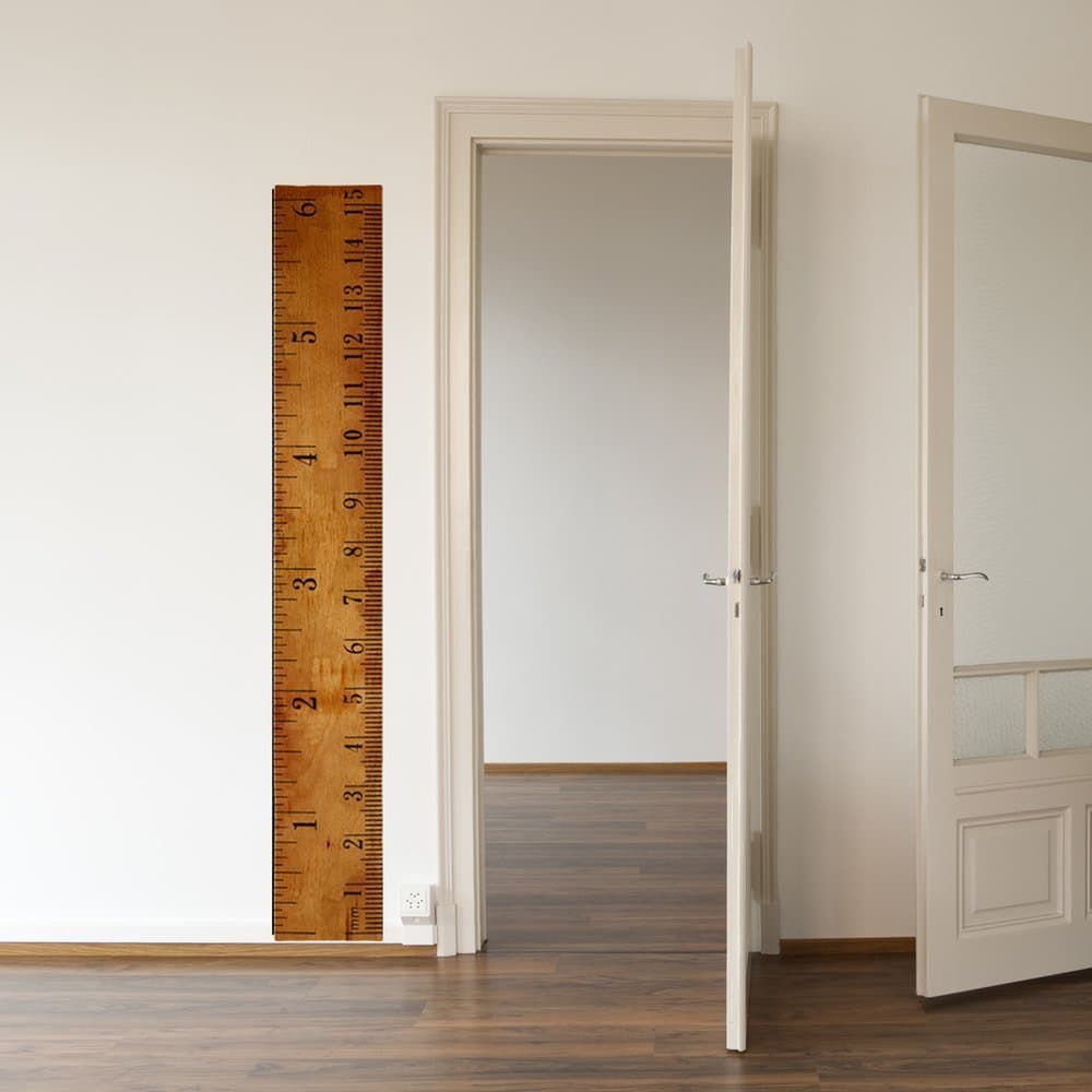 Ruler Growth Chart Wall Decal