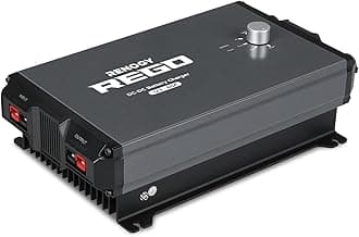 REGO 12V 60A DC-DC MPPT Plug and Play Battery Charger Built-in Bluetooth Module, Compatible with Traditional and Smart Alternators, For Gel, AGM, and Lithium Battery in RVs, Cars, Boats, Yachts