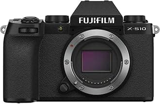 Fujifilm X-S10 Mirrorless Camera Body- Black, X-S10 Body- Black