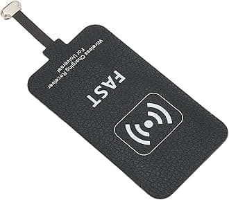 PUSOKEI USB C Wireless Charging Receiver, 5V 2A 10W Wireless Qi Charger Adapter, Micro USB Cellphone Charging Receiver Module for USB C Android Cell Phones