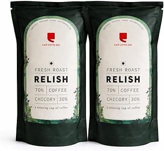 Filter Coffee Powder Relish 70% Coffee - 30% Chicory) 200 g (Pack of 2)