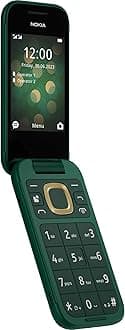 Nokia 2660 Flip Feature Phone with 2.8" display, 4G Connectivity, built-in camera, MP3 player, Classic games, a battery that lasts for days, Perfect for digital detox, Dual SIM - Lush Green