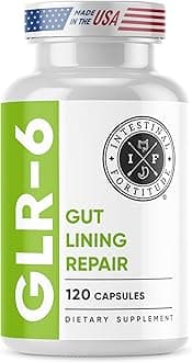 Intestinal Fortitude - GLR-6 - Leaky Gut Support - 120 Capsules - Support Intestinal Cells, Relieve Irritation, Protect Against Leaky Gut, Aid intestinal Lining