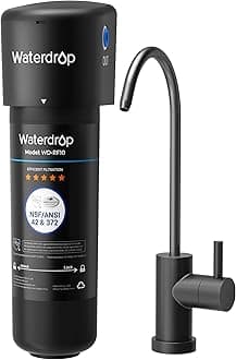 Waterdrop 10UB Water Filter System with Special Tap, NSF/ANSI 42 Certified, 11000 Gallons Water Filter for Drinking Water, Reduces 99.99% Lead, Chlorine, Bad Taste
