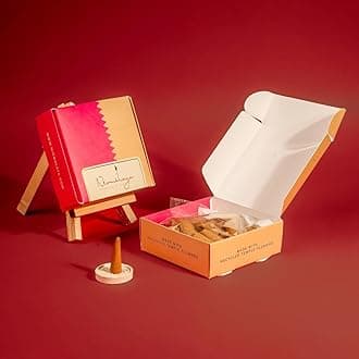 Nirmalaya 100% Natural Rooh Rose Incense Cones (Dhoop) | 40 Units | for Pooja and Fragrance