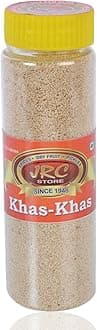 JRC Khas Khas - 200 grams | No Artificial Colours or Preservatives | Khus Khus Posto | Whole Khus Khus | Posto Dana | Khas Khas
