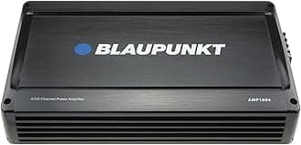 1600W 4-Channel, Full-Range Amplifier AMP1604, Black