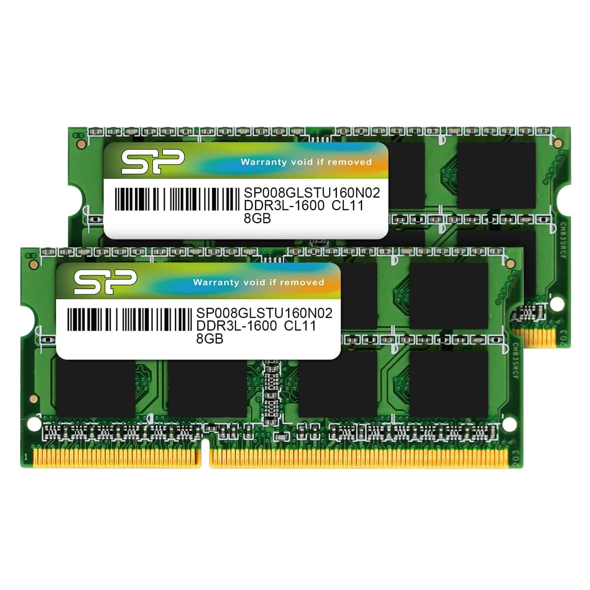 Silicon Power DDR3L 16GB (2x8GB) RAM 1600MHz (PC3 12800) 204 pin CL11 1.35V Non ECC Unbuffered SODIMM Laptop Notebook Memory RAM Module Upgrade