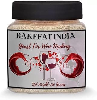 Bakefat India Brewer's Winmaking Yeast-250 Grams-High Alcohol Tolerance-Fast Fermenting Yeast