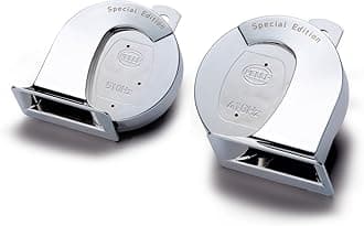 007728883 Chrome 12V Trumpet Horn Kit (Universal Fit)