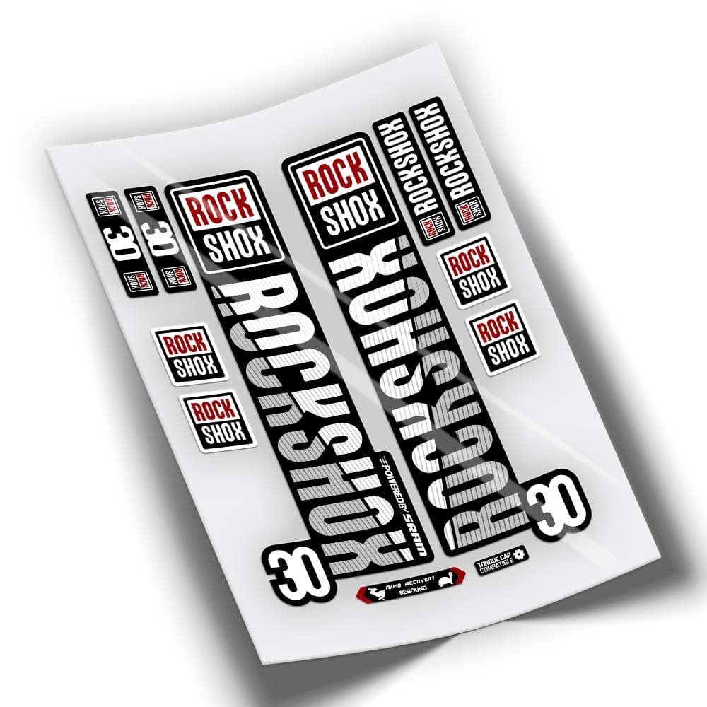FORK PIKE STICKERS ROCKSHOX 30 2019 WP97