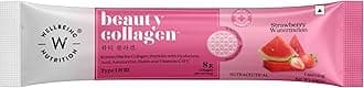 Beauty Korean Marine Collagen | Type 1 & 3 Peptides, Hyaluronic Acid, Astaxanthin, Biotin, Vit C | Hydration, Elasticity, Hair Growth | Strawberry Watermelon 1 Sachet