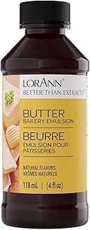 LorAnn Oils Bakery Emulsion, Butter, Natural Flavor, 4 oz. L0752-1