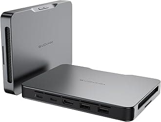 khadas Mind 2 Mini PC - Intel Core Ultra 7 155H (16 Cores, 22 Threads, up to 4.8GHz) -64GB LPDDR5+2 TB SSD Portable Desktop PC with HD Graphics and AI Creation | BT 5.3 | 4K/8K UHD | Windows 11 Home