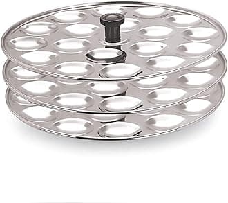 Stainless Steel Small/Mini Idli Maker/Stand (Silver)