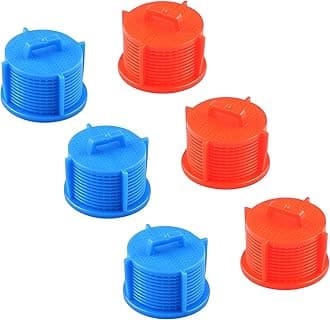 AGM73269501 Washer Water Inlet Valve Filter Screen Replacement for Ken-More L-G Washing Machine 1810261, AP5202486, PS3618281, EAP3618281, 3 Red and 3 Blue Inlet Filters