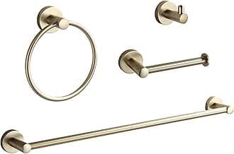 BGL Brushed Gold Bathroom Hardware Set Bathroom Accessory Set Towel Bar 4 Pieces Set