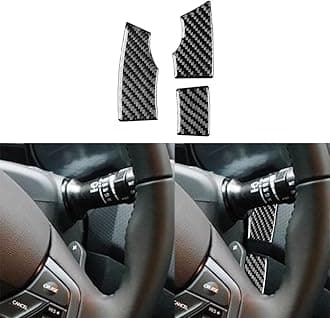 Car Speedometer Side Panel Sticker Premium Real Carbon Fiber Decal Compatible with Hyundai Veloster 2012 2013 2014 2015 2016 2017 Black Accessories