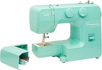 ELEGANT YAY Janome Arctic Crystal Easy-to-Use Sewing Machine with Interior Metal Frame, Bobbin Diagram, Tutorial Videos, Made with Beginners in Mind!
