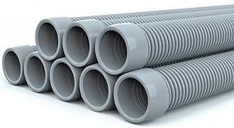 Poolvio Professional Swimming Pool Vacuum Cleaner Hose -1.5” 8 Piece Hoses for Pool Vacuum Extension/Replacement - Compatible with all Major Automatic Swimming Pool Cleaners