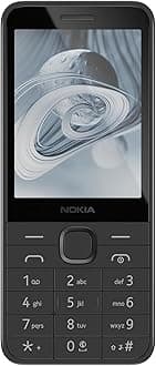 Nokia 215 4G Dual SIM Keypad Phone, 4G, Long Battery Life, Games, FM Radio, Durable Design, Black