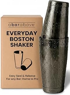 Professional Boston Shakers Set, 18oz and 28oz, Weighted Cocktail Shaker Set, for Bartenders, Pro Bar Shaker, Made from Premium Stainless Steel 304