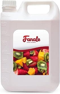 Fanale Premium Flavoring Concentrated Syrup for Bubble Tea 11 lb | Peach Flavor Syrup | for Boba Tea, Smoothies, Slushes, Desserts | 11lb | SRP040