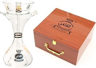 M4-Luxurious Glass Hookah with full accessories and lighting