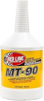 Red Line 50304 MT-90 75W-90 GL-4 Manual Transmission and Transaxle Lubricant (MTL)- 1 Quart