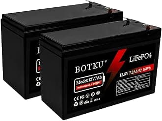 12V 7Ah Battery 2 Pack