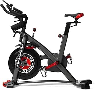 Schwinn Indoor Cycling Series – Quiet resistance, SPD pedals, app compatible no subscription required