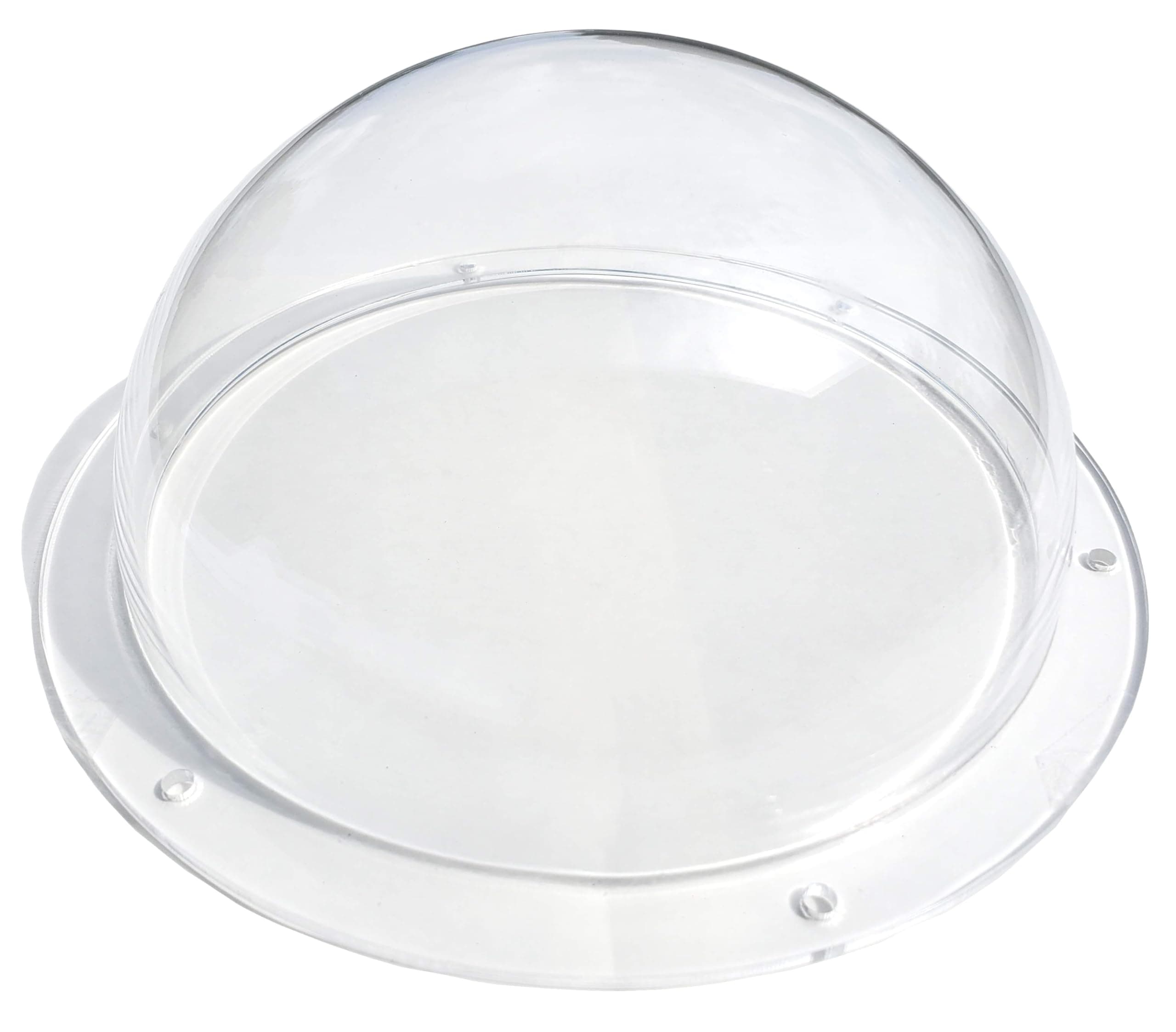 Supreme Tech Acrylic Dome/Plastic Hemisphere - Clear - 6" Diameter, 1/2" Flange with Pre-Drilled Holes