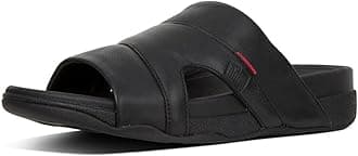 Freeway Pool Slide In Leather-L66 mens Slide