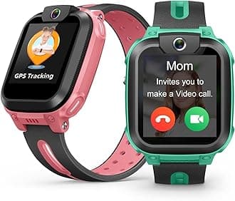 Z1 Kids Smart Watch, Smart watch for Boys, Kids Smartwatch Phone with Long-lasting Video & Phone Call, IPX8 Water-Resistance (Z1, Green)