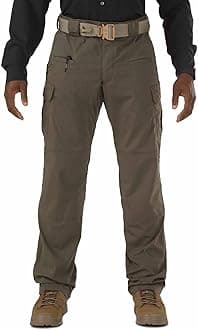 5.11 Tactical Pants for Men, Stryke Pant, Professional Cargo Pockets, Regular Fit, Military & Law Enforcement, Style 74369ABR