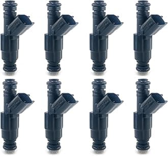 8Pcs 47Lb Ev6 Fuel Injectors M-9593-Lu47 Compatible With 2011-2019 Ford Mustang 5.0l 4v M9593lu47