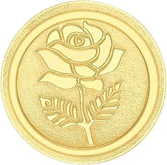 Gold Coin 24K (999) 0.5 grams | 24 kt Gold Coin/Bar/Bullion for Akshaya Tritiya, Birthday, Wedding & Festive Gift, Rose Impression
