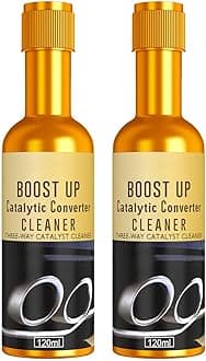 GIONAR Boostup Catalytic Converter Cleaner, Converter Catalytic Cleaner, Fuel And Exhaust System Cleaner, Auto Parts Catalytic Converter Cleaner, Instant Car Exhaust Handy Cleaner (2pcs)