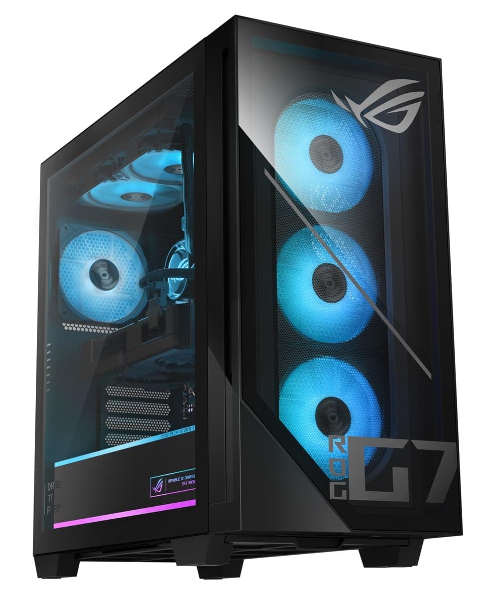 ROG G700 (2025) Gaming Desktop PC, Intel® Core™ Ultra 7 265F Processor, NVIDIA® GeForce RTX™ 4060Ti, 1TB M.2 NVMe™ PCIe® 4 SSD, 16GB DDR5 RAM, Windows 11 Home, G700TF-DS764Ti
