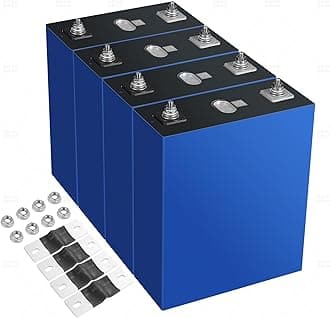 Nancia 4Pack 3.2v 280AH LiFePO4 Deep Cycle Grade A Battery Cells，8000-10000Life Cycles，Replacement Batteries for Solar Systems, Cars, RVs, Boats,Fish Finder, Power Wheels, Lighting，Vehicle Grad