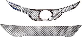 Bentley Style 4Pcs Front Chrome Grill Compatible with Etios Type 3 (2018-2019)