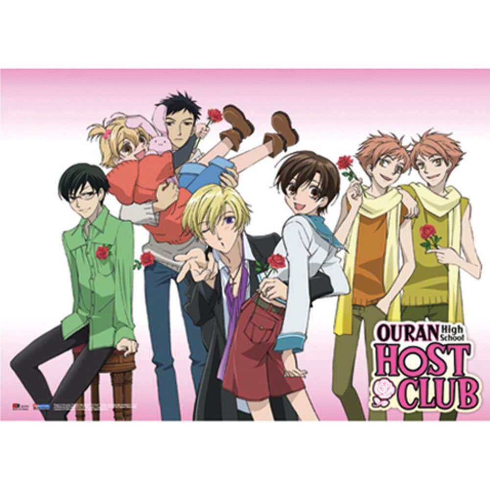 Ouran High School 5250 Wall Scroll, Poster, 31", Multi-Colored