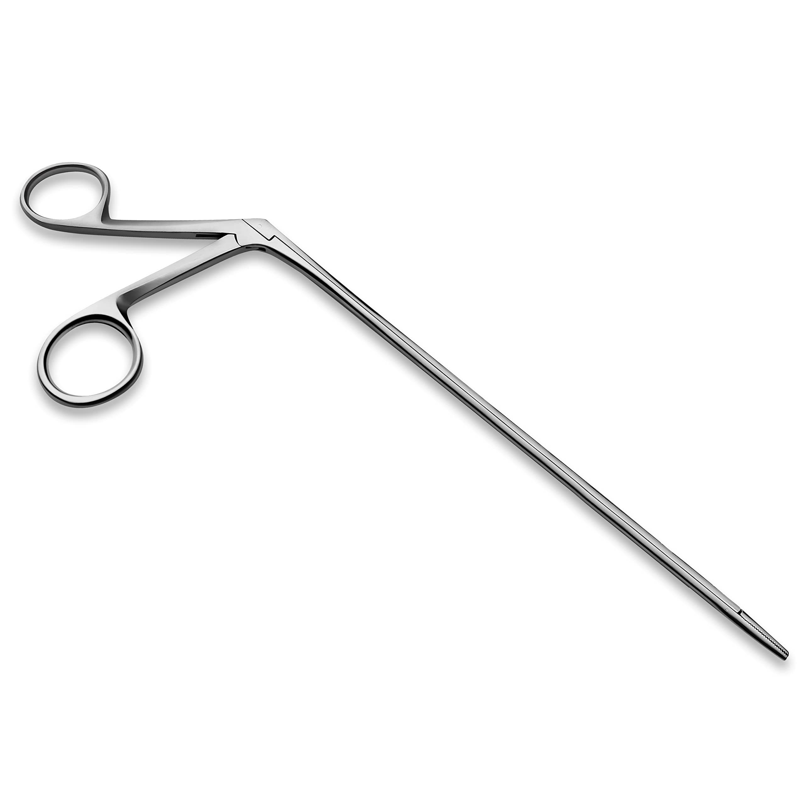 - Precise ENT Procedures with Alligator Ear Forceps - Curved Jaw Design, Non-Slip Grip Handle, Fine-Tip, Reusable and Easy to Clean - 12 Inches