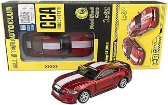 Cool Chic Auto CCA 1:42 Scale Mustang GT 2018 Modified Cars Model Assemble Toy Kits (Red)