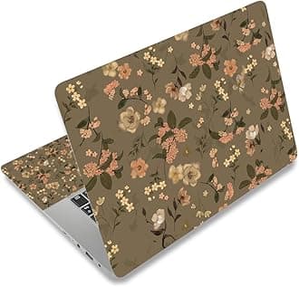 Laptop Skin Sticker 12.1 13 13.3 14 15 15.6 Inches Netbook Sticker Decal Reusable Universal Notebook PC Art Personalized Protector by AORTDES (AD-NEK-74 Flowers)