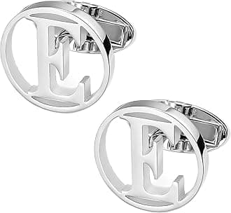 Cufflinks for Men Classic Tuxedo Shirt Wedding Cuff Links Personalized Initials A-Z Gift