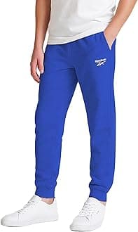 Reebok Boys' Jogging Bottoms - Soft Performance Fleece Jogging Bottoms for Boys Athletic Trousers with Elastic Waist and Pockets (Size runs small)