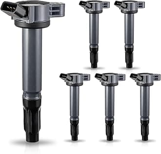 ENA Pack 6 Ignition Coil 3.5L V6 Compatible with Toyota Camry Sienna Avalon Highlander Rav4 Venza Lexus RX350 IS350 ES350 V6 2007 2008 2009 2010 2011 2012 2013 2014 2015 Coils for UF487 90919A2007