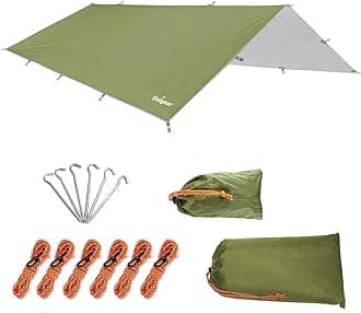 Unigear Hammock Rain Fly Waterproof Tent Tarp,13.1x9.8ft, UV Protection and PU 3000mm Waterproof, Lightweight for Camping, Backpacking and Outdoor Adventure