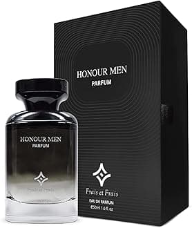 Frais Et Frais Honour Men Perfume 50ML - Eau de Parfum - Men's Leathery & Musky Fragrance with Bergamot, Leather & Ambroxan
